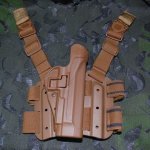 画像2: 米軍実物　BLACKHAWK LEG  HOLSTER　U.S.M.C 支給品　ホルスター (2)