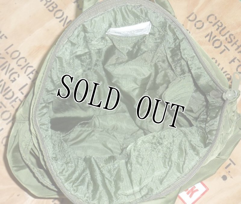 画像4: 米軍実物 US フライヤーズ ヘルメット バッグ  OD (4)