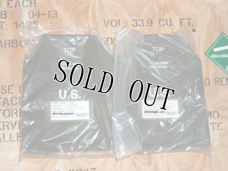 画像3: 米軍実物 STRIKE FACE E-SAPI 7.62mm  アーマープレート LARGE (3)