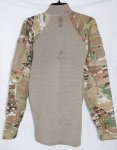 画像2: 米軍実物,マルチカム COMBAT SHIRT　M (2)