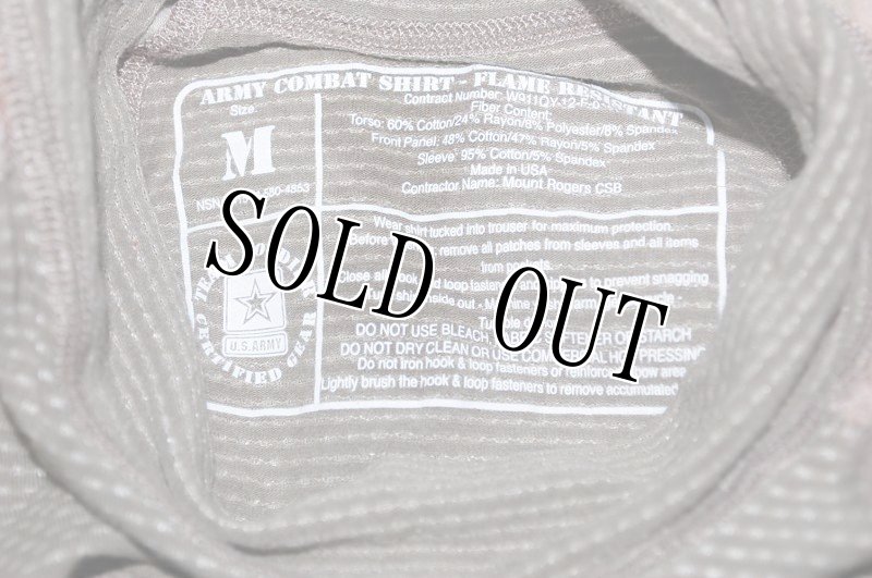 画像9: 米軍実物,マルチカム COMBAT SHIRT M (9)