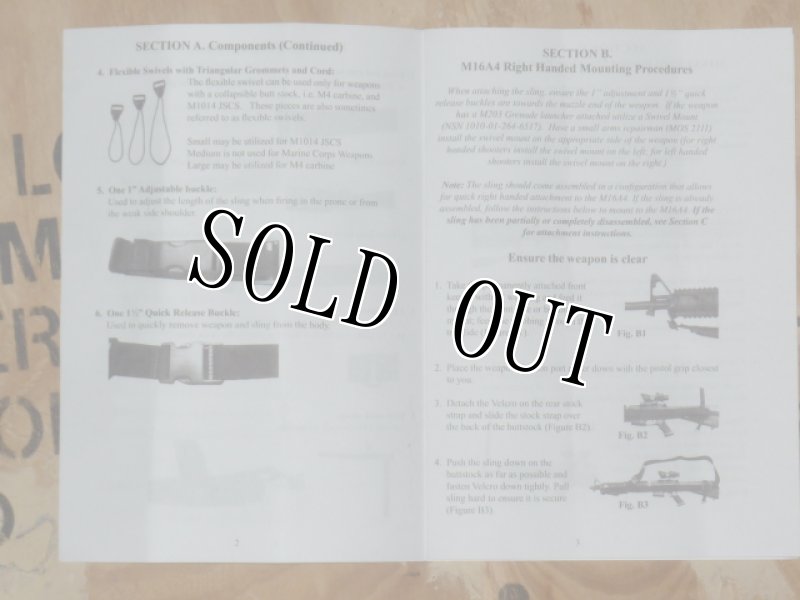 画像8: 海兵隊実物　3-POINT　Combat Assault Sling　スリング (8)