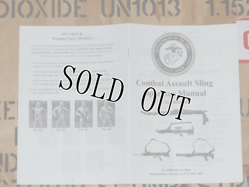 画像6: 海兵隊実物　3-POINT　Combat Assault Sling　スリング (6)