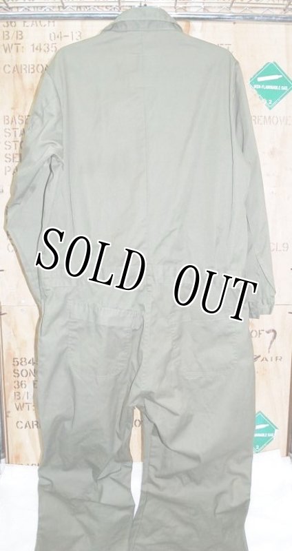 画像3: 米軍実物,カバーオール/つなぎ 46R OD (3)