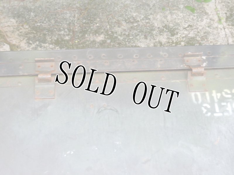 画像14: 米軍実物 野戦  ミリタリー 木製フィールドデスク (14)