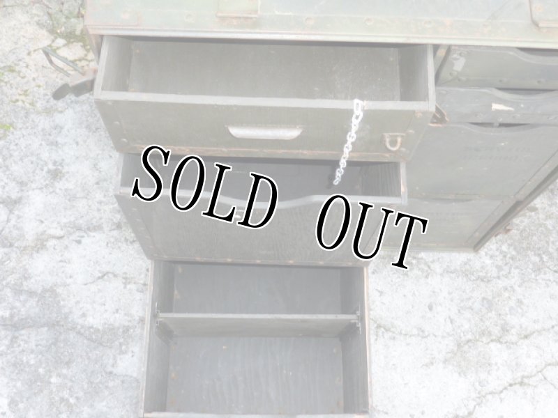 画像5: 米軍実物 野戦  ミリタリー 木製フィールドデスク (5)