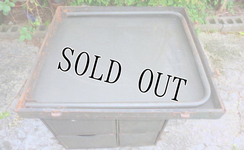 画像4: 米軍実物 野戦  ミリタリー 木製フィールドデスク (4)