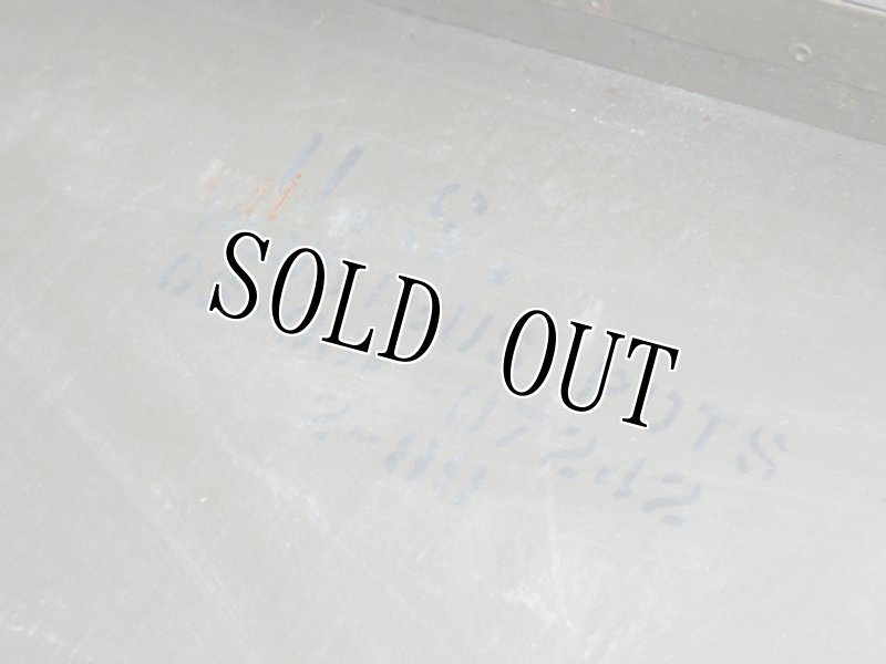 画像16: 米軍実物 野戦  ミリタリー 木製フィールドデスク (16)