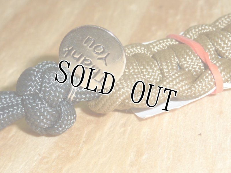 画像4: 米軍放出品 パラコードブレス コヨーテ (4)