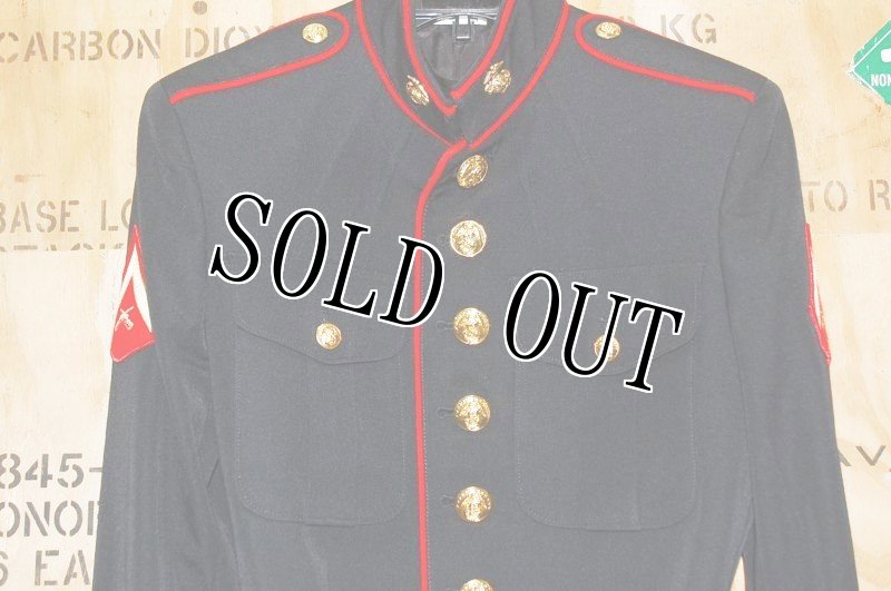 画像2: 米軍実物 USMC　ブルードレス　38L (2)