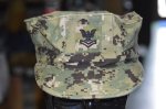 画像1: 米海軍実物　AOR2　US NAVY CAP　7 5/8　L (1)