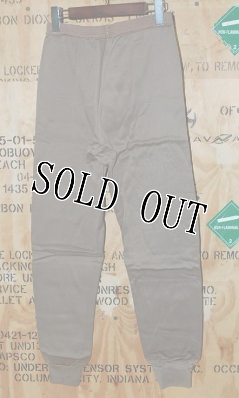 画像2: 米軍実物 DRAWERA,COLD WEATHER  アンダーパンツ　M (2)