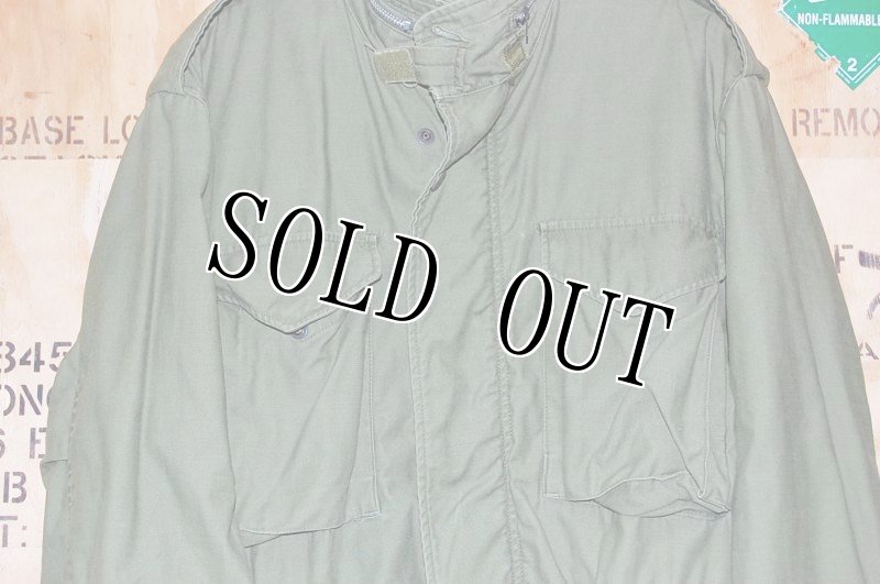 画像2: 米軍実物,M-65フィールドジャケット　OD　M-S (2)