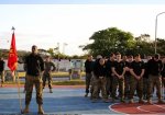 画像6: 海兵隊実物 ジャングル ウォーフェア トレーニングセンター　 フルジップスウェットパーカー　M (6)