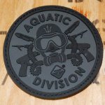 画像1: 米軍放出品 HAZARD4 ハザード4 AQUATIC DIVISION アクアティック ディビジョンパッチ (1)