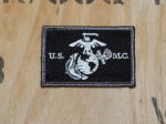 画像1: 米軍放出品　US MARINE 　ロゴパッチ (1)