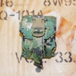 画像1: 米軍実物  Eagle Single Frag Grenade Pouch Belt 5a2  Seal Devgru  (1)