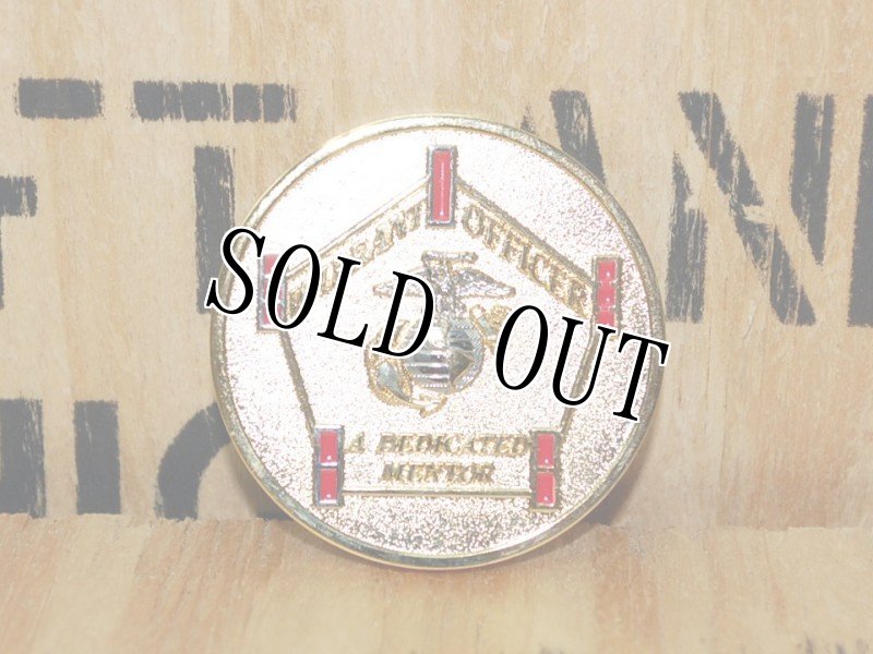 画像2: 米軍放出品 U,S,MARINE   Warrant Officer  チャレンジコイン (2)