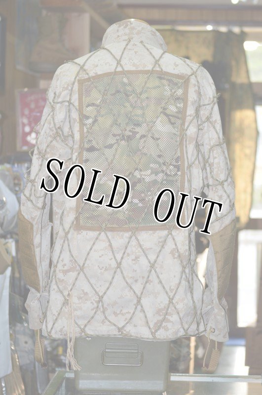 画像6: 海兵隊実物 オードナンス製 デザートマーパット　ギリージャケット M-R (6)