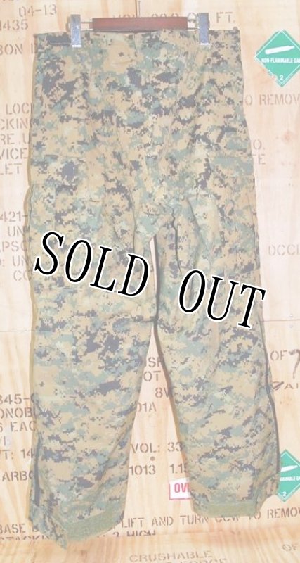 画像2: 米軍実物.USMC マーパット GORE-TEX ゴアテックスパンツ M-R (2)