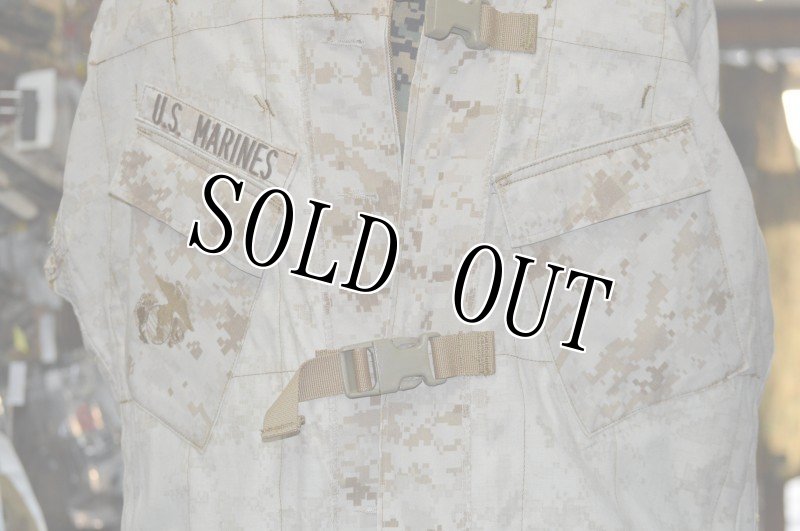 画像13: 海兵隊実物 オードナンス製 デザートマーパット　ギリージャケット M-R (13)