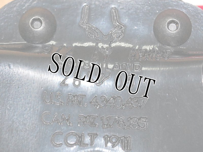 画像7: 米軍実物  SAFARILAND サファリランド 製   COLT 1911 ダブルマガジンポーチ 本革 (7)