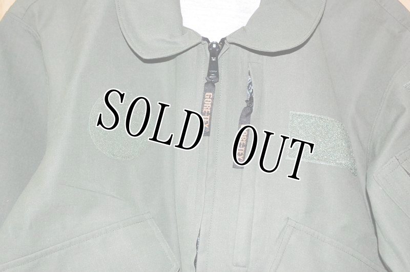 画像2: 米軍実物,MCPS cwu-106p フライトジャケット  GORE-TEX　パーカー　M-R (2)