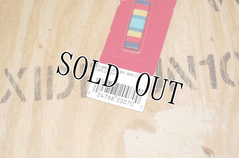 画像2: 米軍放出品,　USA SEA SERVICE DEPLOYMENT リボン (2)