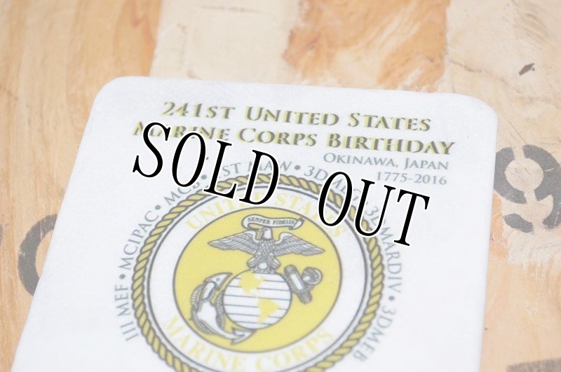 画像3: 米軍実物　海兵隊　2016　241st birthday 　コースター (3)