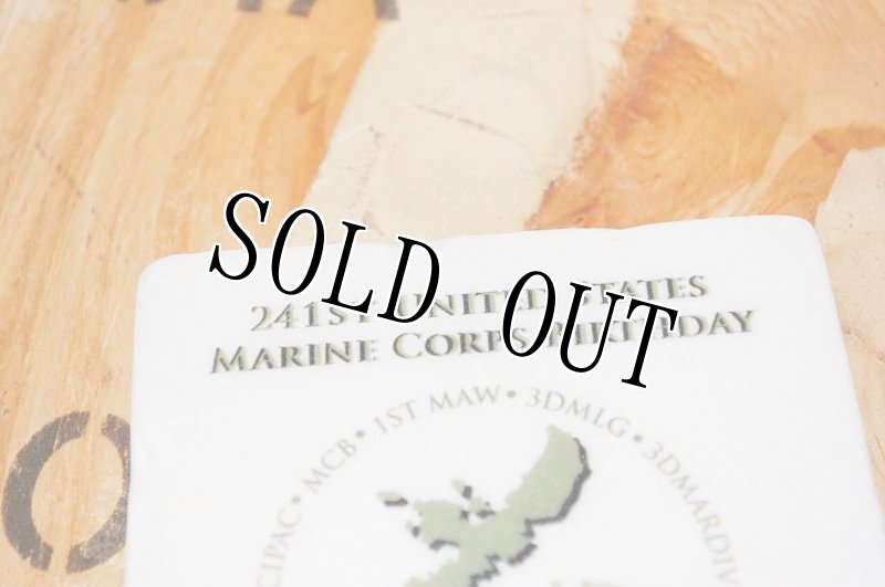 画像7: 米軍実物　海兵隊　2016　241st birthday 　コースター (7)