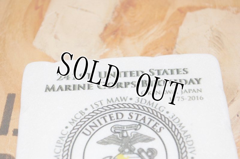 画像5: 米軍実物　海兵隊　2016　241st birthday 　コースター (5)