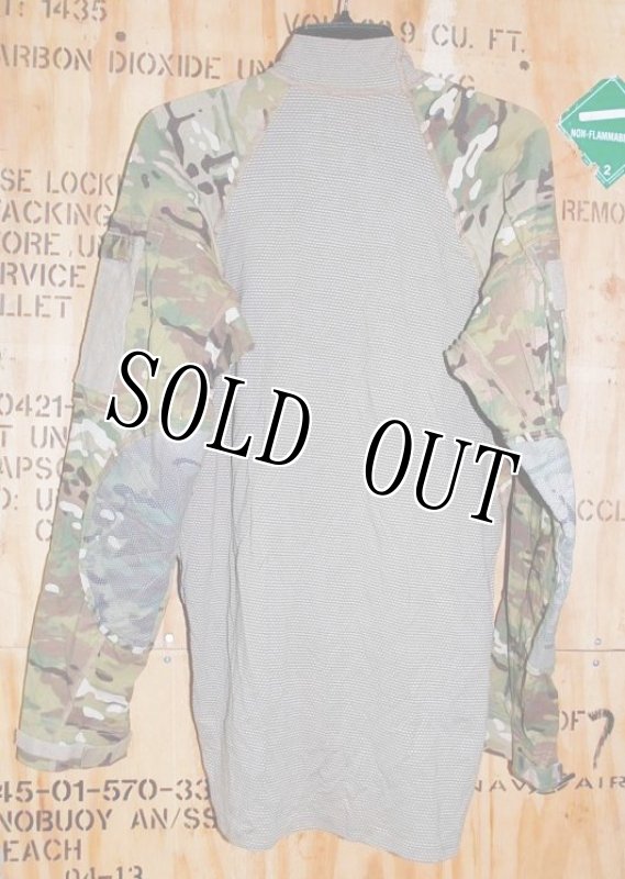 画像2: 米軍実物,マルチカム COMBAT SHIRT XXL (2)