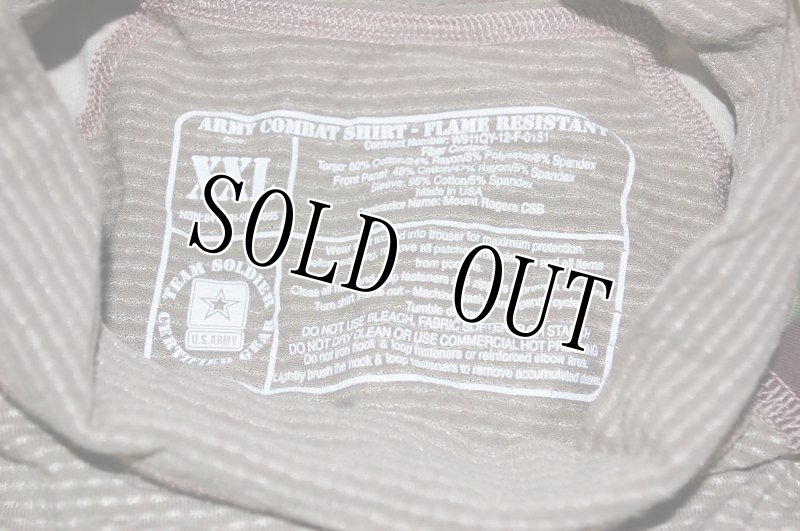 画像6: 米軍実物,マルチカム COMBAT SHIRT XXL (6)