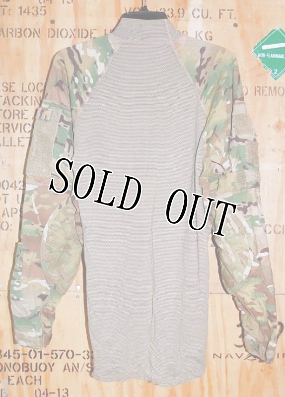 画像2: 米軍実物,マルチカム COMBAT SHIRT XXL (2)