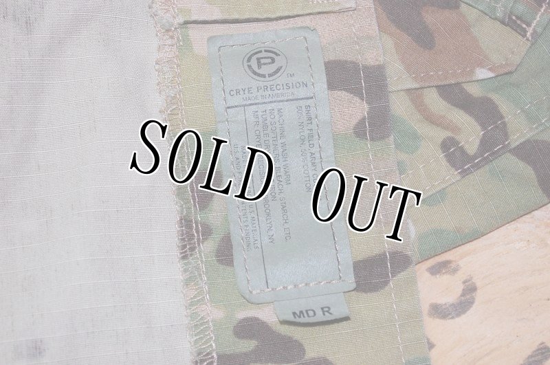 画像5: 米軍実物,CRYE PRECISION  マルチカム フィールドシャツ M-R (5)