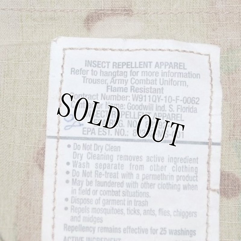 画像6: 米軍実物,マルチカムパンツ L-R (6)