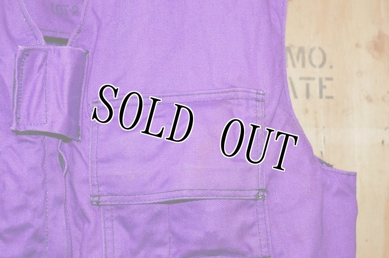 画像4: 米軍放出品,LIFE RESERVER VEST パープル L (4)