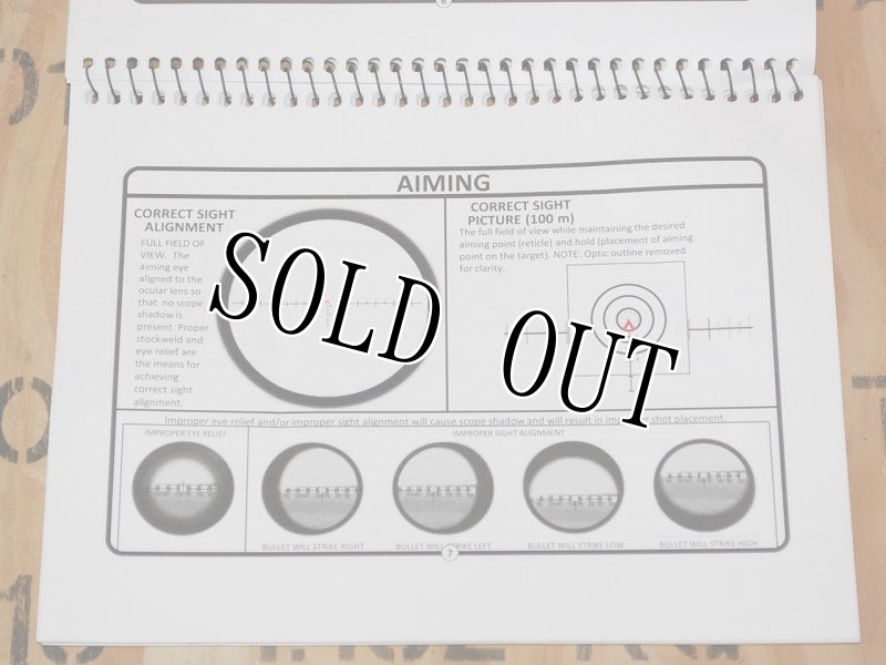 画像4: 海兵隊実物　ANNUAL RIFLE TRAINING DATABOOK (4)