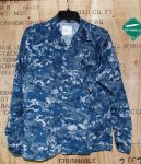 画像1: 米軍実物　US NAVY,　迷彩ジャケット　35-XS (1)