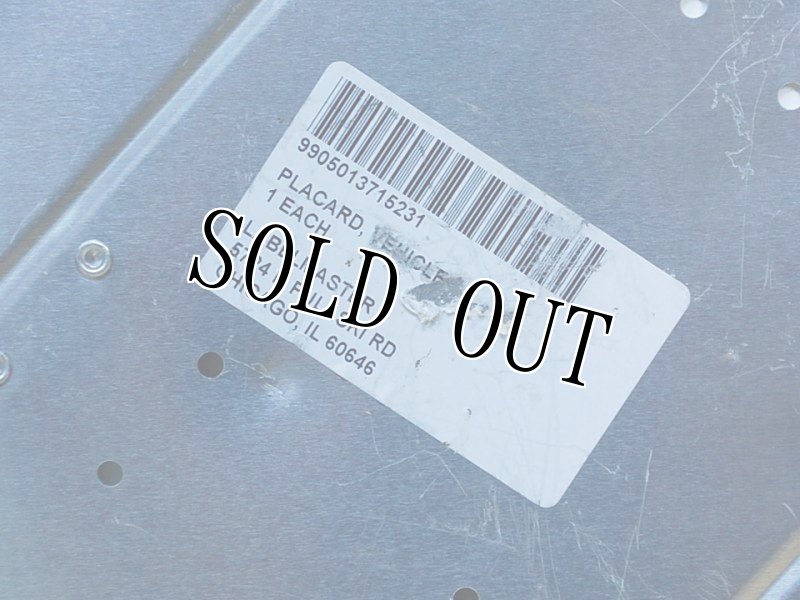 画像11: 海兵隊実物 USMC ハンビー/ハマー  プラカード (11)