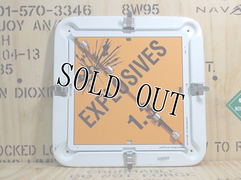 画像6: 海兵隊実物 USMC ハンビー/ハマー  プラカード (6)