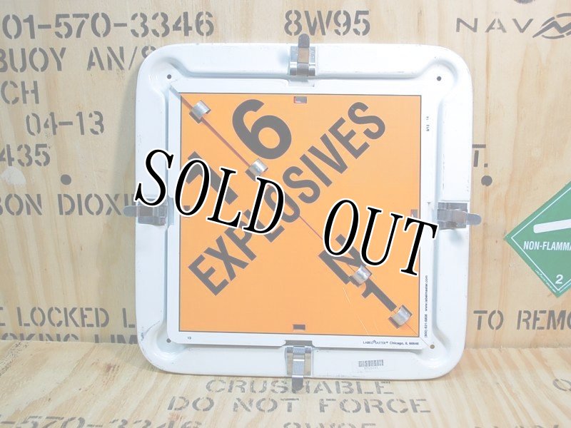 画像2: 海兵隊実物 USMC ハンビー/ハマー  プラカード (2)