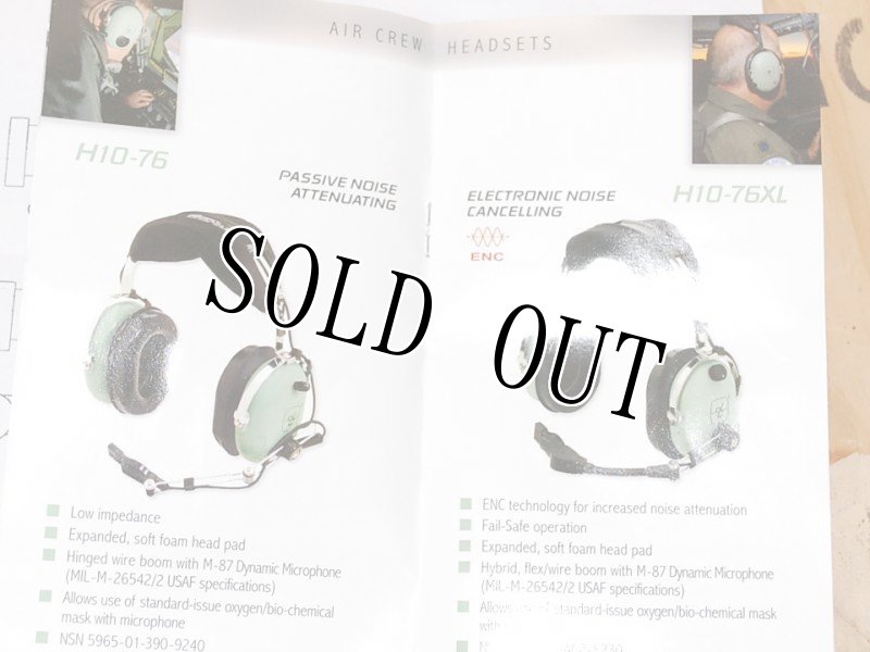 画像12: 米軍実物 David Clark  H10-76 P/N デビッドクラーク ヘッドセット (12)