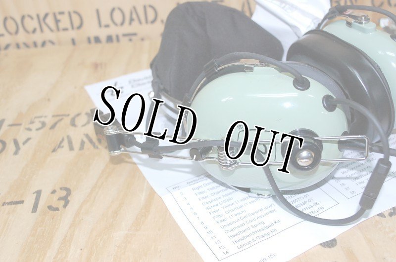 画像3: 米軍実物 David Clark  H10-76 P/N デビッドクラーク ヘッドセット (3)