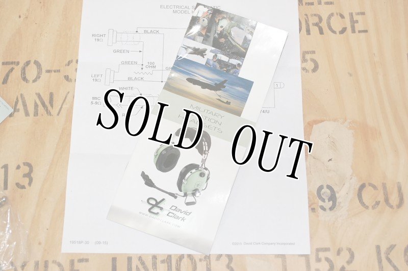 画像9: 米軍実物 David Clark  H10-76 P/N デビッドクラーク ヘッドセット (9)