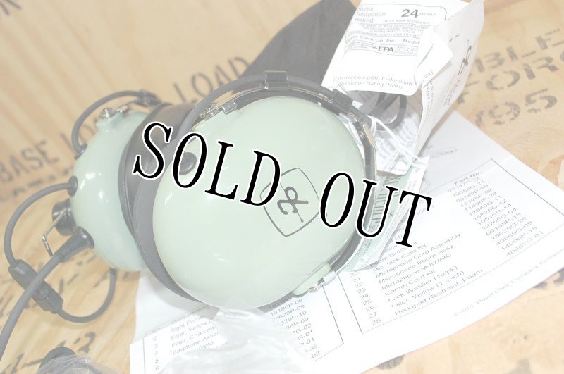 画像2: 米軍実物 David Clark  H10-76 P/N デビッドクラーク ヘッドセット (2)