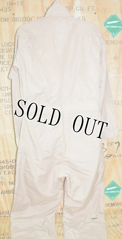 画像3: 米軍放出品,CWU27/P フライトスーツ タン 38R (3)