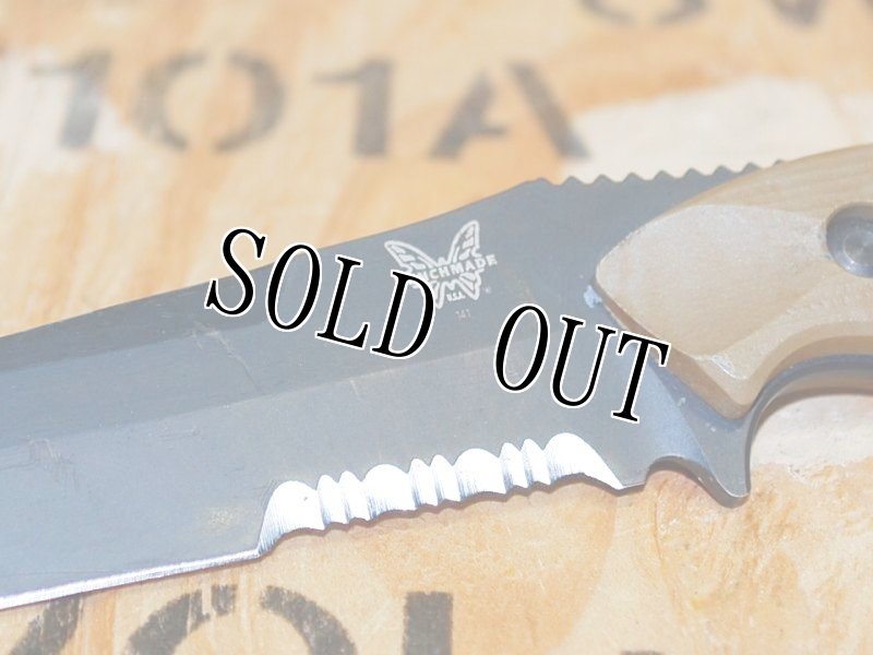 画像5: 激レア 海兵隊放出品 Benchmade Nimravusナイフ  154CM MARSOC (5)