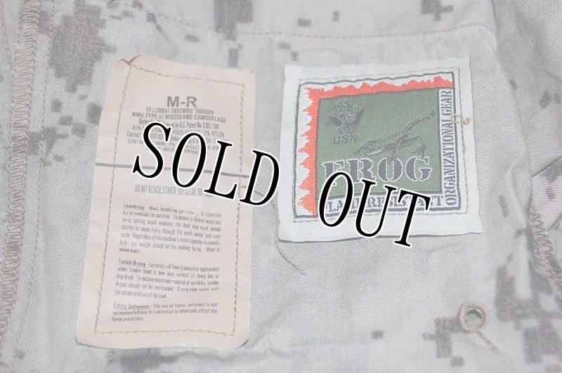 画像3: 米軍実物,US NAVY FROG TYPEIIIコンバットパンツ M-R (3)