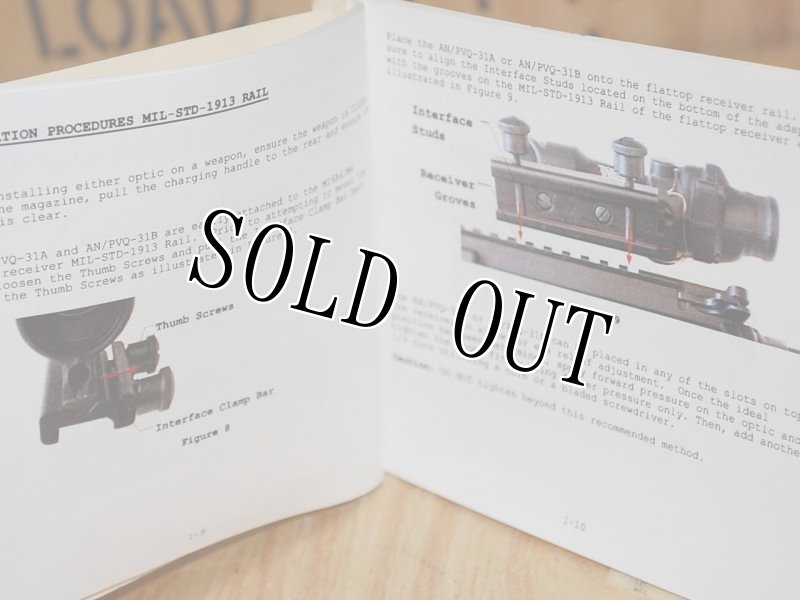 画像6: 米軍実物 AN/PVQ-31A ACOG  マニュアル (6)